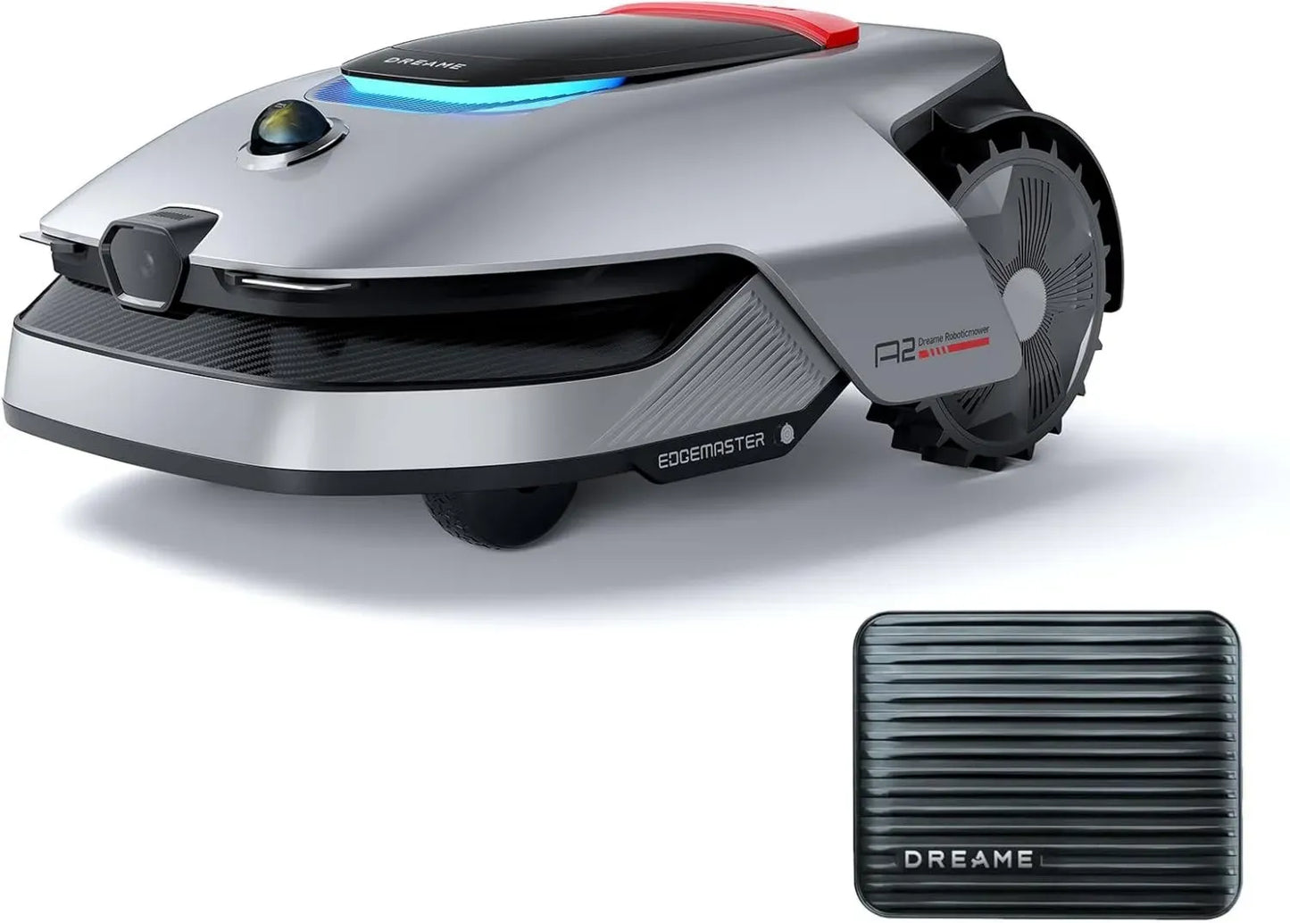 DREAME A2 Tondeuse Robotisée Autonome avec Liaison LiDAR, Caméra AI, Pour Pelouses jusqu'à 3000 m², Évitement d'Obstacles Avancé, Système EdgeMaster, Fonctionnement Silencieux, Gestion Pentes Jusqu'à 26,5°