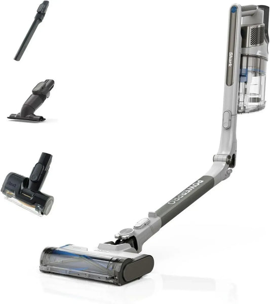Aspirateur Sans Fil Shark PowerPro, Détection de Sol, Anti-enchevêtrement, Système Anti-allergie, Léger et Flexible, Mode Maniable, Autonomie 50 Min, Grand Réservoir, Java Métallisé IZ380EUT