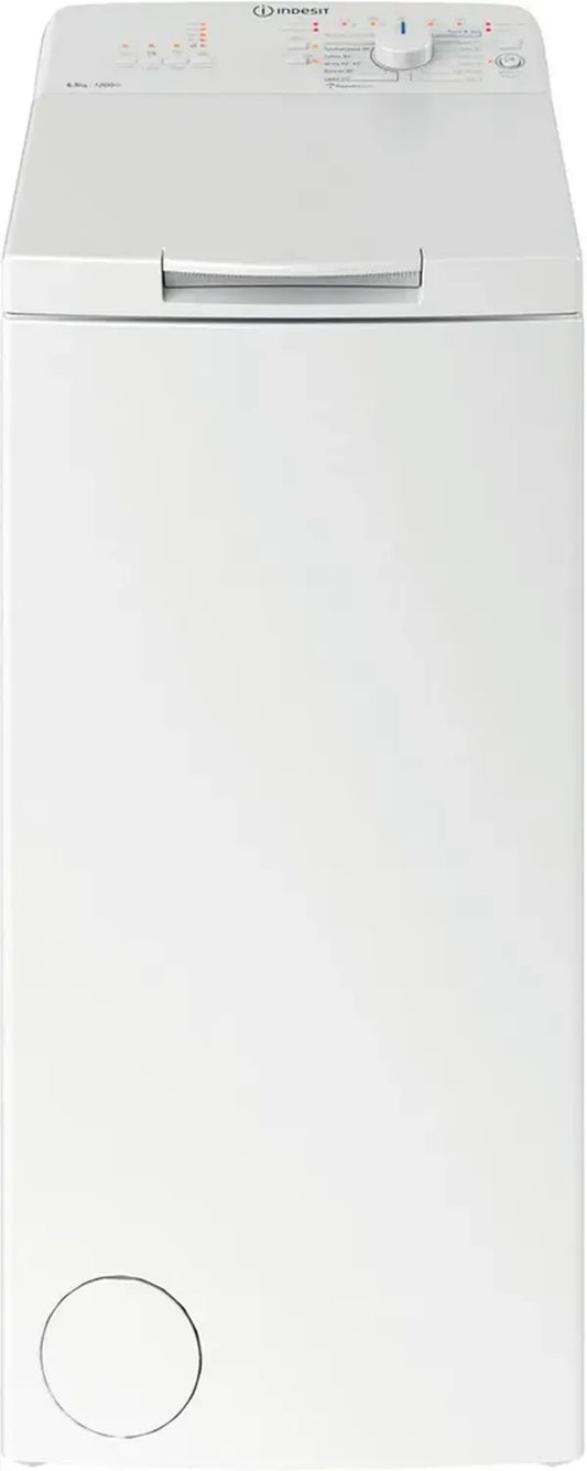 Lave-linge Top Indesit 6,5 kg - 1200 trs/min - 14 Programmes - Départ Différé
