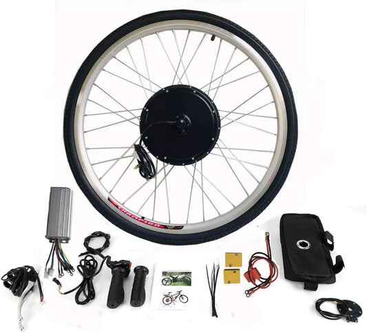 Ensemble de Conversion Vélo Électrique 28' 48V 1000W - Roue Avant