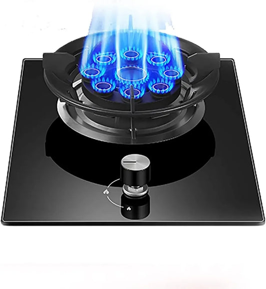 Réchaud à Gaz Portable 5.2 KW, Idéal pour Camping et Voyages, avec Support en Fonte