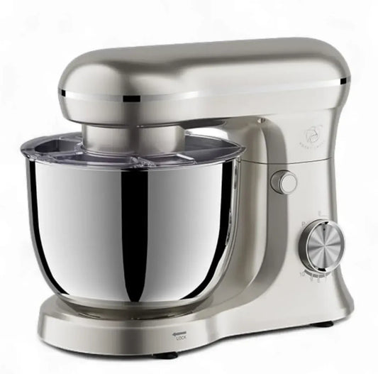 Robot de Cuisine Multifonction 1500W 5L - 10 Vitesses avec Pulse, Mouvement 360°, Bol Inox, Silencieux, Menthe Élégante