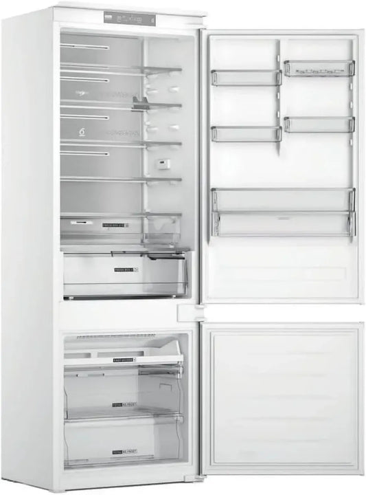 Réfrigérateur Combiné Intégré Whirlpool 394L avec Fixation à Glissières