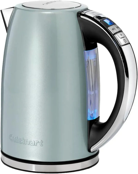 Bouilloire Électrique Cuisinart, Multi-Températures, 1,7L, Acier Inoxydable Vert, Sans Fil