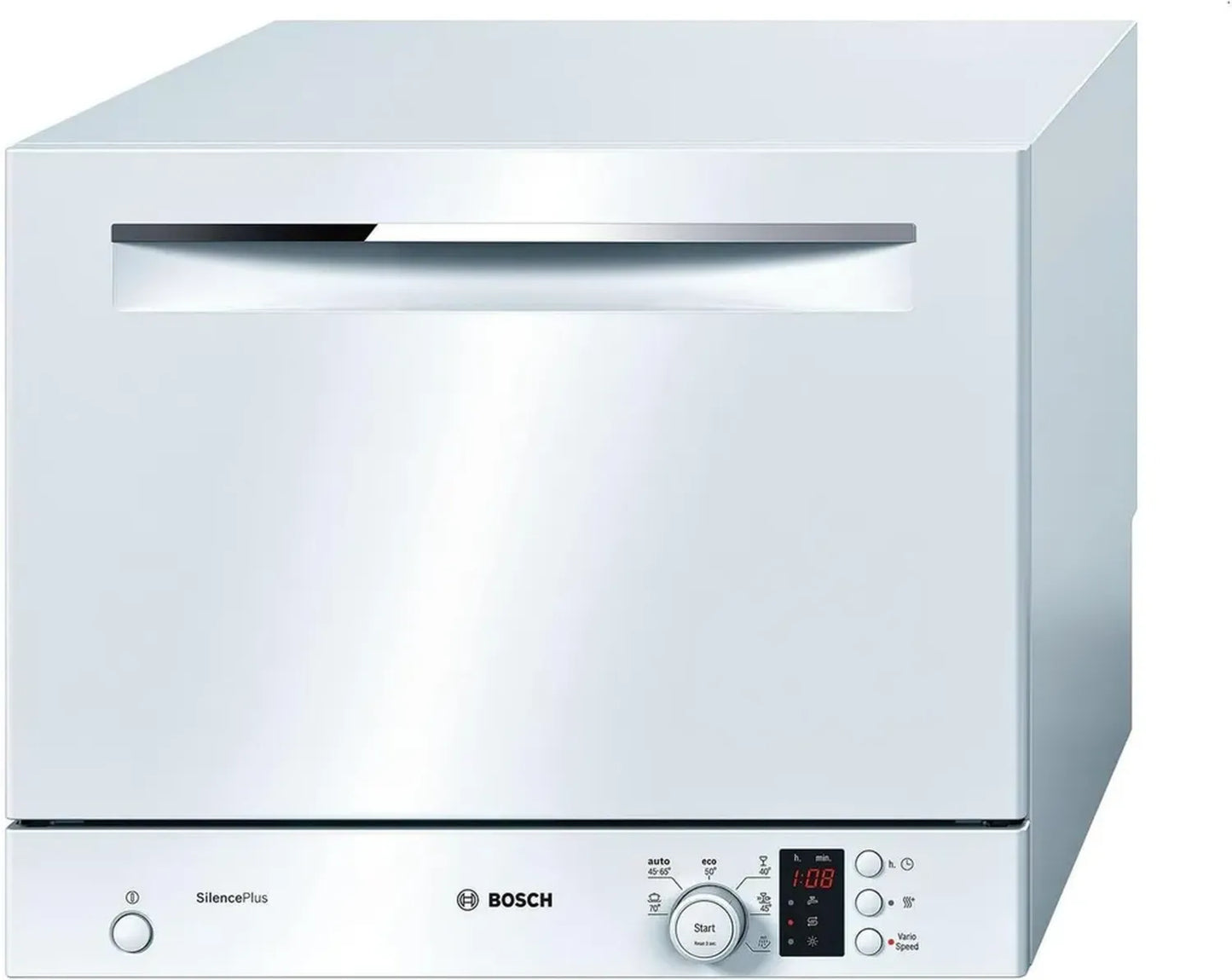Mini Lave-vaisselle Bosch SKS62E22EU - 6 Couverts, Éco A+, 48 dB, Blanc