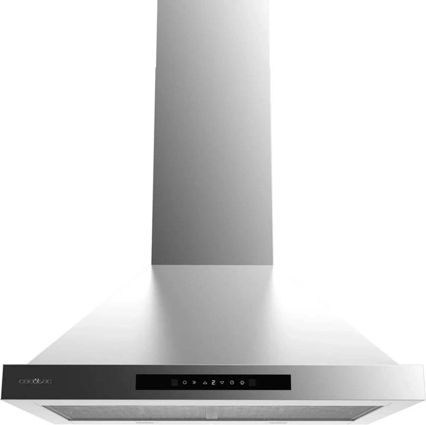 Cecotec Hotte Murale 60cm Inox, Aspiration 550m³/h, Moteur 70W, 3 Vitesses