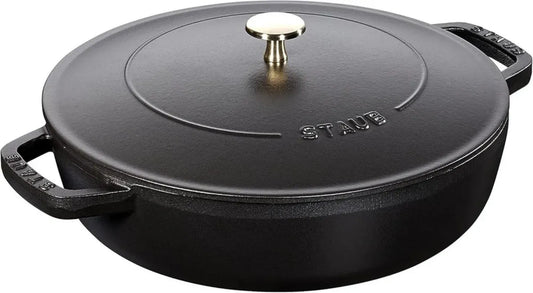 Cocotte en Fonte STAUB Chistera, Noir, 24 cm